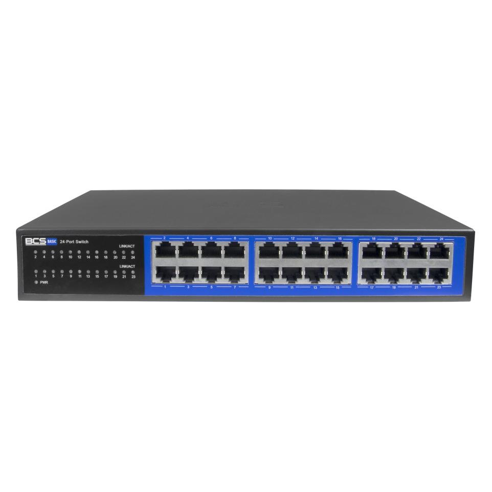 BCS BCS-B-S24G 24-Port Gigabit-Switch RJ45 1Gbps (24 Ports) (BCS-B-S24G)