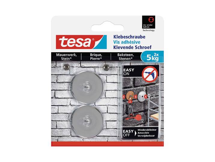 Tesa Klebeschraube Rund für Mauerwerk und Stein 5 kg