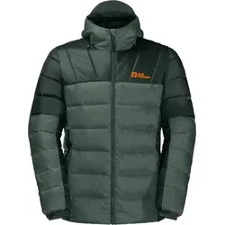 JACK WOLFSKIN Herren Funktionsjacke NEBELHORN DOWN HOODY M, Größe L in Grün Grün