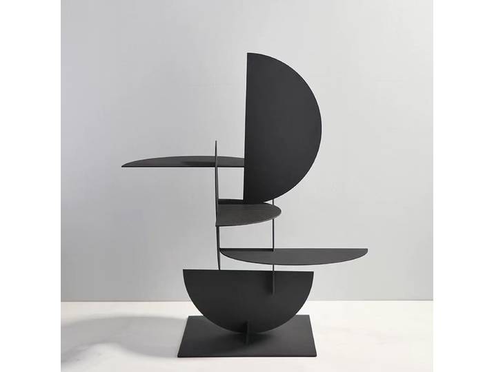 Articles de décoration intérieure modernes, ornements géométriques abstraits en métal, étagères anciennes, pièces d'art pour l'entrée, cadeaux