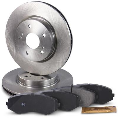 Bestprice Bremsscheiben + Bremsbeläge Vorderachse Belüftet [Hersteller-Nr. 10604927] für Suzuki