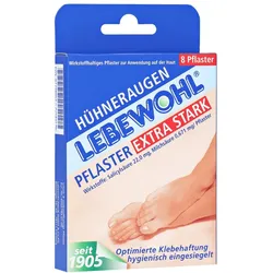 Lebewohl Hühneraugen Pflaster extra stark 8 St