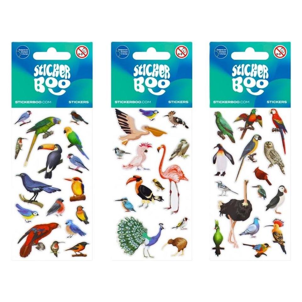 Sticker Boo Aufkleber BOO Birds 2 Mix-Aufkleber (1 Sticker) (47995288)