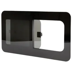 Carbest Echtglas Schiebefenster universal | 900 x 450 mm