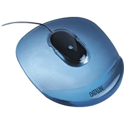 Esselte Mauspad Gel-Rest Crystal blau transparent Packung mit 10 Stück