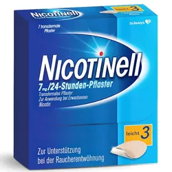 NICOTINELL 7 mg/24-Stunden-Pflaster leicht 7 St Pflaster transdermal