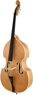Duke Two Tone DBG Double Bass 3/4 Transparent dunkelblond mit weissen Rändern
