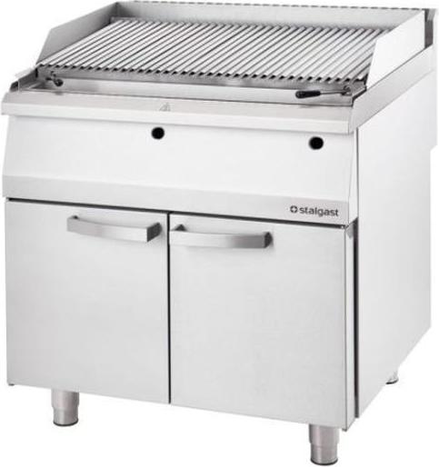 Gas-Lavastein-Grill Als Standgerät, Serie 700 Nd Mit S-Rost, 800X700X850 Mm