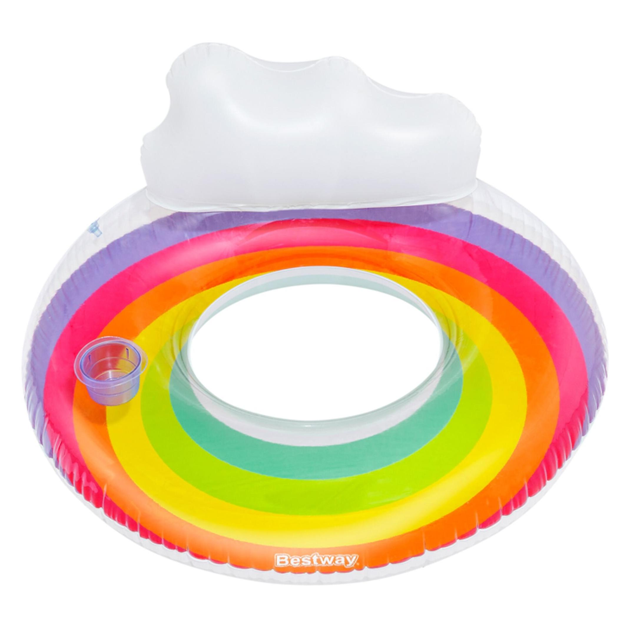 Bestway Aufblasbarer Schwimmring 107 cm Rainbow 43647 (43647 / 23)