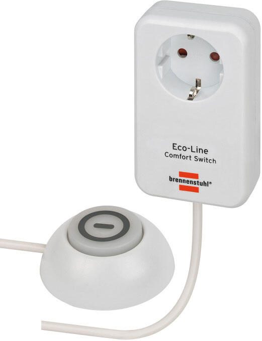brennenstuhl Steckdose mit Fußschalter Eco-Line Comfort Switch 1508220