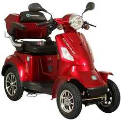 E-Seniorenmobil CL-30ZR-60, Blei-Akku, 4-Rad, 1000 Watt, Blei Rot