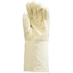 Coverguard - Hitzeschutzhandschuhe beige aus Baumwolle bouclette EUROHEAT 4715 (Packung mit 60) #f5f5dc Größe 10