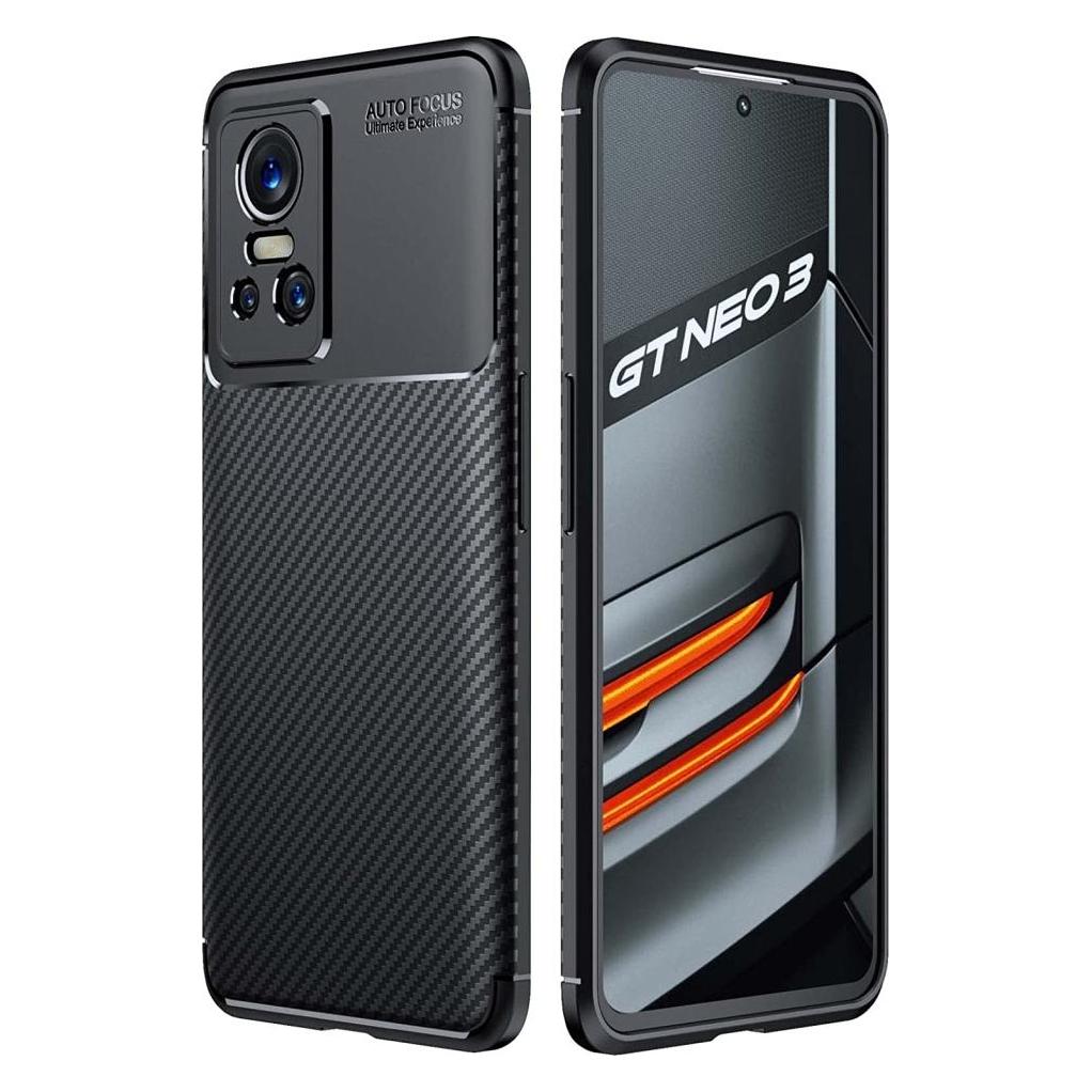 Screenguard Realme GT Neo 3 Hülle Carbon Design TPU Case (Realme GT Neo 3) (00030856)