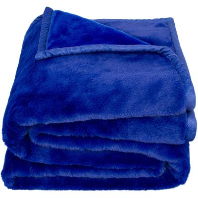 Wohndecke ZOEPPRITZ1828 "The Blanket, extra weiche Kuscheldecke, schlichtes Design", blau (ink), B:150cm L:200cm, Polyester, Wohndecken, Wohndecke, Extra weiche Decke aus recyceltem Polyester