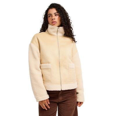 Outdoorjacke ROXY "Lunar Flow", Damen, Gr. L, beige (pebble), Obermaterial: 100% Polyester., Jacken Outdoorjacke