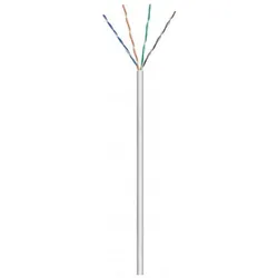 Danicom CAT5e Netzwerkkabel, U/UTP, AWG 24/1 (Starrleiter), 305 Meter, Grau, CCA (UTP, CAT5e, 305 m), Netzwerkkabel
