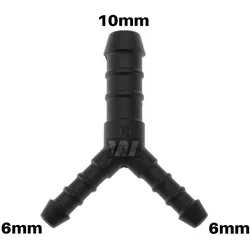 WamSter® Y Schlauchverbinder Pipe Connector reduziert 6mm 6mm 10mm Durchmesser