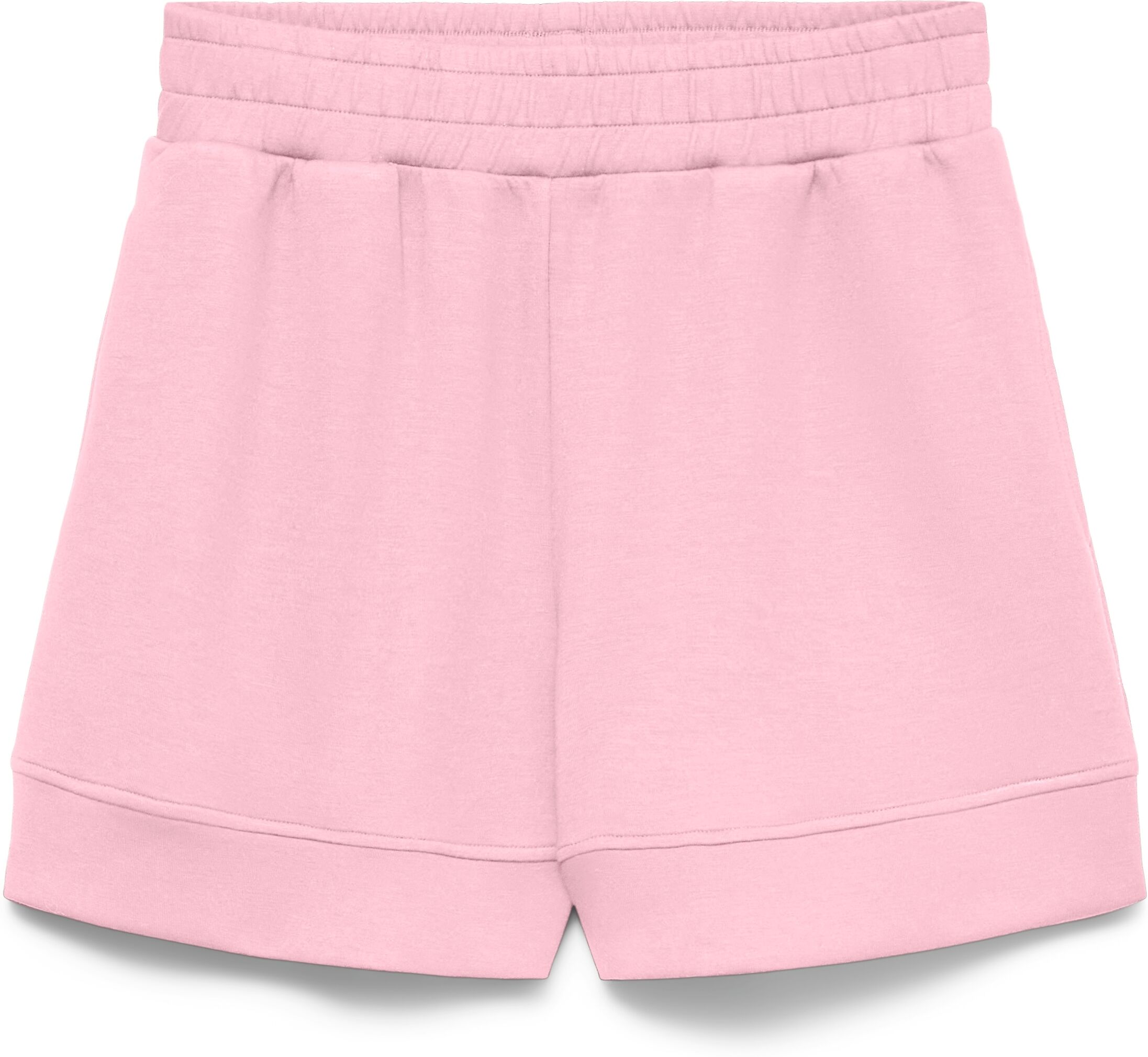 Sweatshorts VERO MODA "VMHALI HW SHORTS JRS", Damen, Gr. M (38), N-Gr, rosa (pink, a, boo), Jersey, Obermaterial: 50% Viskose, 45% Polyester, 5% Elasthan, unifarben, bequem kurz, Hosen Sweatshorts, Viskosemischung pink, a, boo M (38), N-Gr