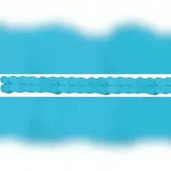 Papier Girlande türkis