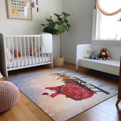 Addison Rugs Premium Washable Super Santa Sleigh Soft Mayfield Rug