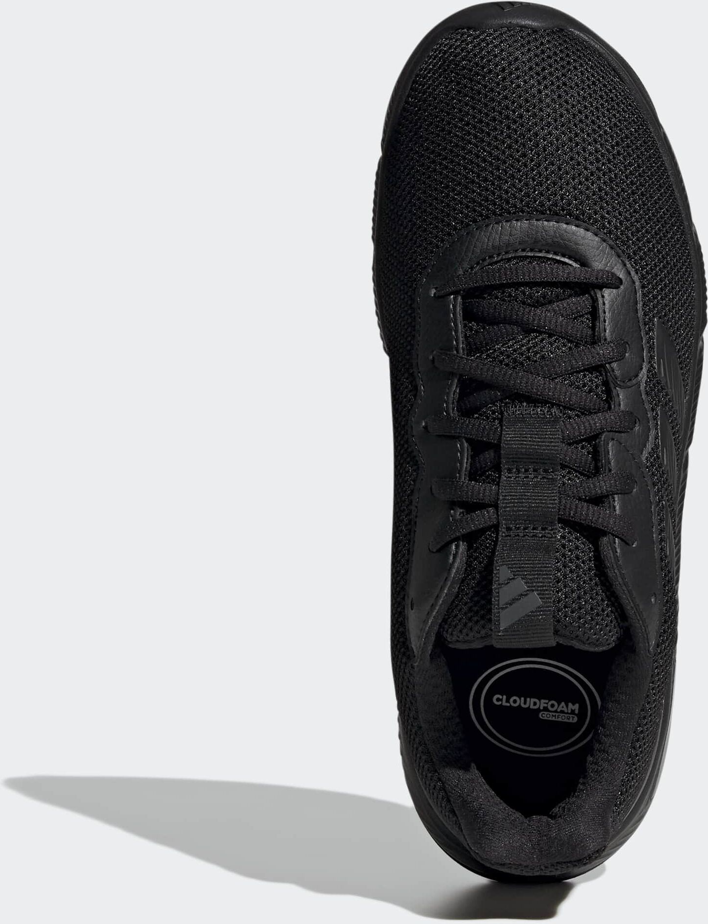 Walkingschuh ADIDAS SPORTSWEAR "CLOUDFOAM FLEX LACES", Damen, Gr. 36, core schwarz, core schwarz, grau six, Textil, Schuhe Walkingschuh