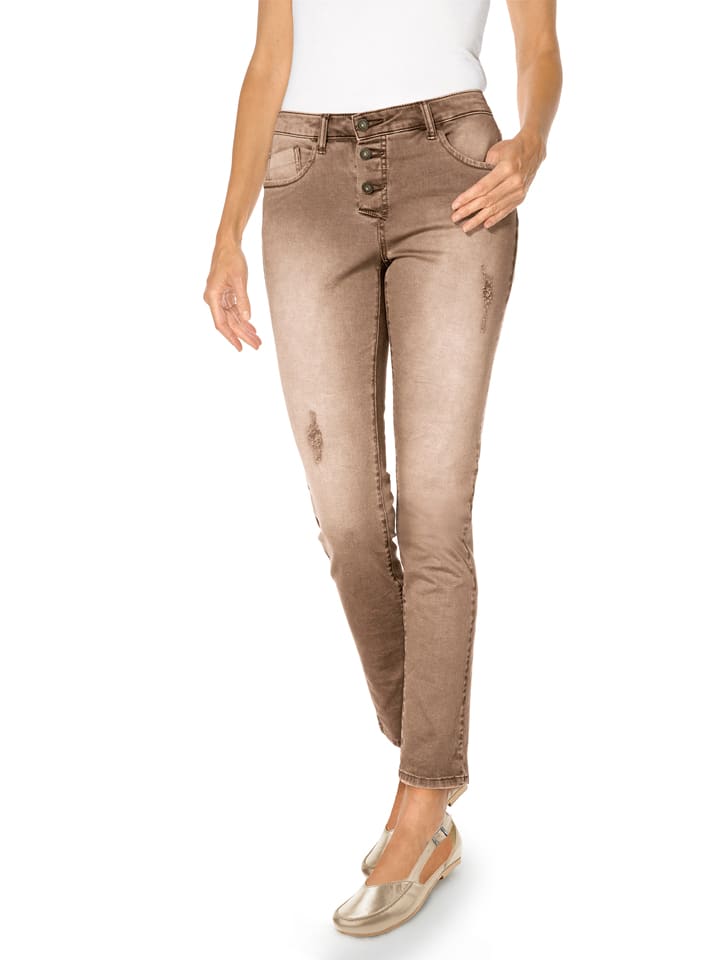 Heine Hose in Hellbraun - W24