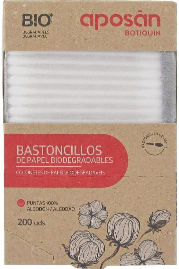 APOSAN Bastoncillos Bio 200 uds