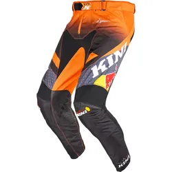 Kini MXC Red Bull 2.0, Textilhose - Dunkelgrau/Orange - 30