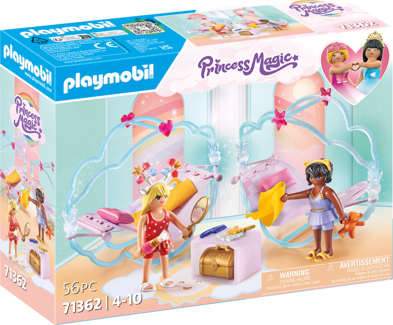 Playmobil Princess Magic Princess slaapkamer met 2 schommelbedden