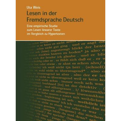 Lesen in der Fremdsprache Deutsch, Paperback von Uta Weis, BoD – Books on Demand, 978-3-89811-437-0