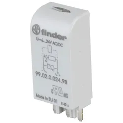 FIN 99.02.0 24V - LED+Varistormodul für FIN 95.03/05, 97.01/02, bl