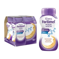 FORTIMEL Protein 2 kcal Schoko.-Karamell Trinknahr 4X200 ml