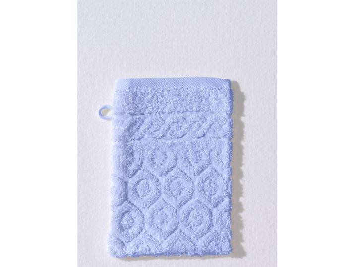 Handtuch ROSS Gr. 4, blau, B:17cm L:24cm, Walkfrottee, 100% Baumwolle, Handtücher, Handtuch