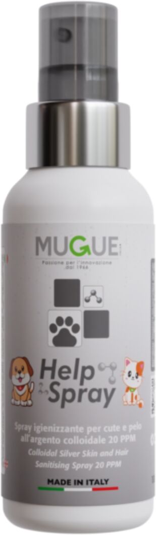Mugue Help Argento Colloidale Spray per Animali 100 ml