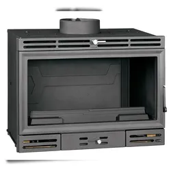 MAESTRO FERRETERO TJ - Einbau-Kaminofen mit Turbinen Modell AFAR Gusseisen Leistung 12,4 kW