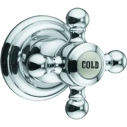 KLUDI 1926 Unterputzventil, Feinbau-Set, Markierung COLD, 518150520, Farbe: Chrom