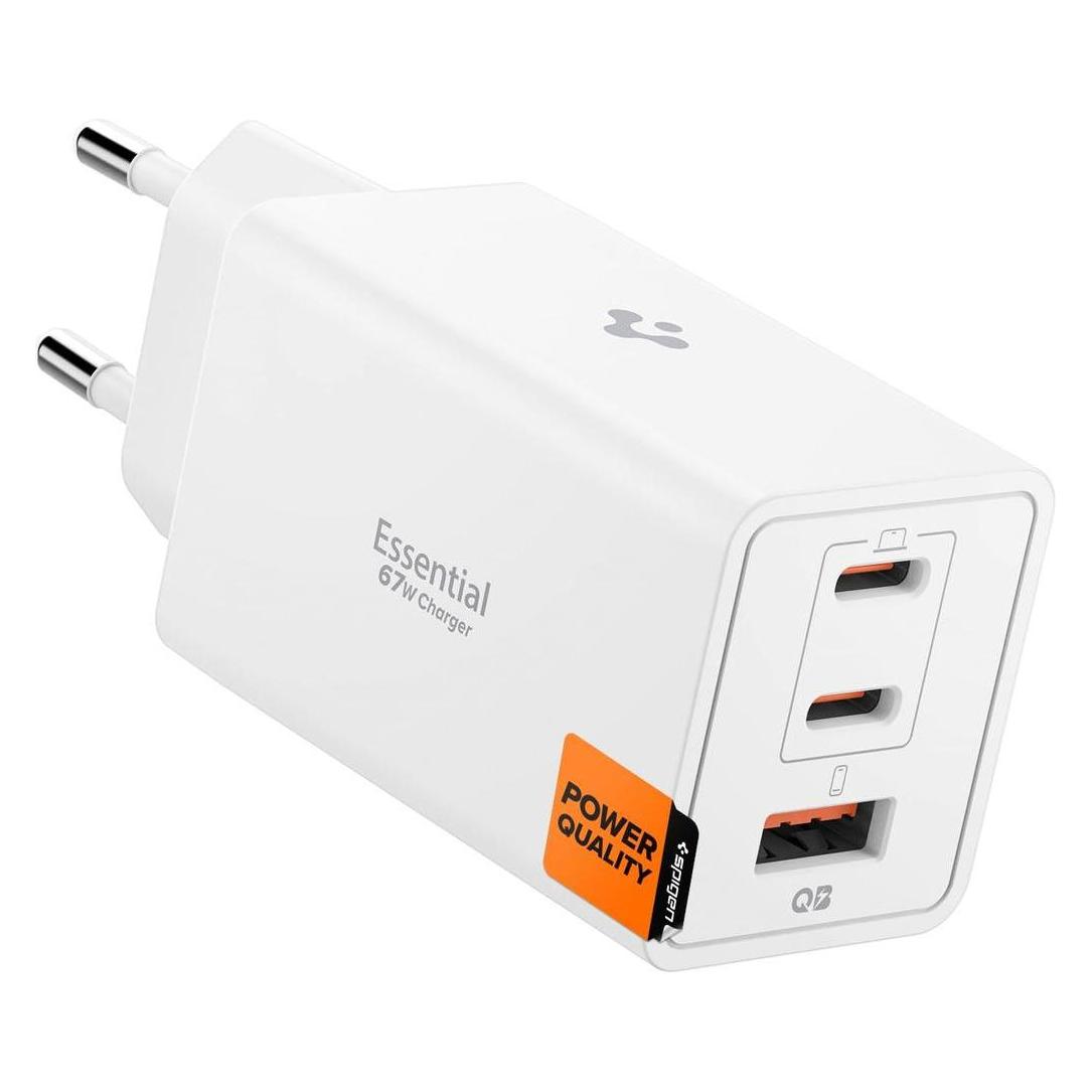 Spigen Essential 67W Wall Charger EE673EU black (67 W, 3 Ports) (ACH09458)