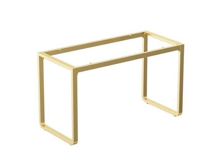 JIiopCFegh Tischbeine, Industrielle Esstischbeine aus Gusseisen, industriell-modern(Gold,100x45x72cm)
