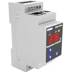 Emko Temperaturregler 3 stelliger ON/OFF für Pt100 Sensor, Thermostat, Weiss