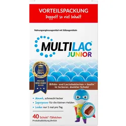 MULTILAC Junior Schoki-Täfelchen 40 St