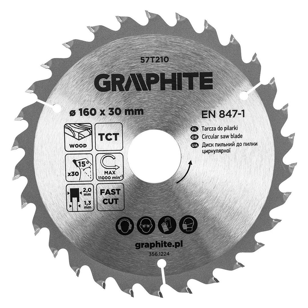 Graphite Widia Sägeblatt, 160 x 30 mm, 30 Zähne (59942573)