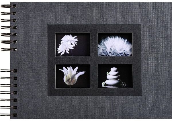 Exacompta Passion Fotoalbum, 150 Fotos, Sort