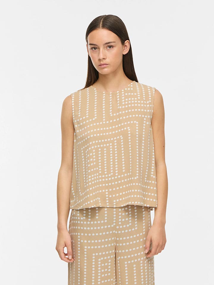 Vila Bluse in Beige - 38