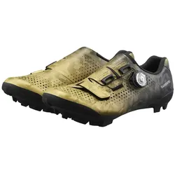 Shimano RX8 Gravelschuh SPD, Boa und Klett-Verschluss, Yellow Gold
