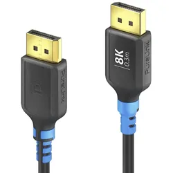 PureLink FlexInstall FI-DP100-003 - DisplayPort 1.4 Kabel - 0,3 m - 8K 60Hz - 32...