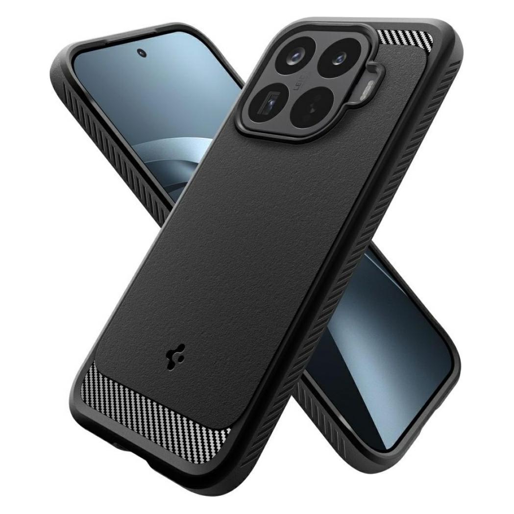 Spigen - Rugged Armor (ACS11869) - Xiaomi 17T Pro - Schwarz (Xiaomi 17T Pro) (8800337249989-ACS11869)