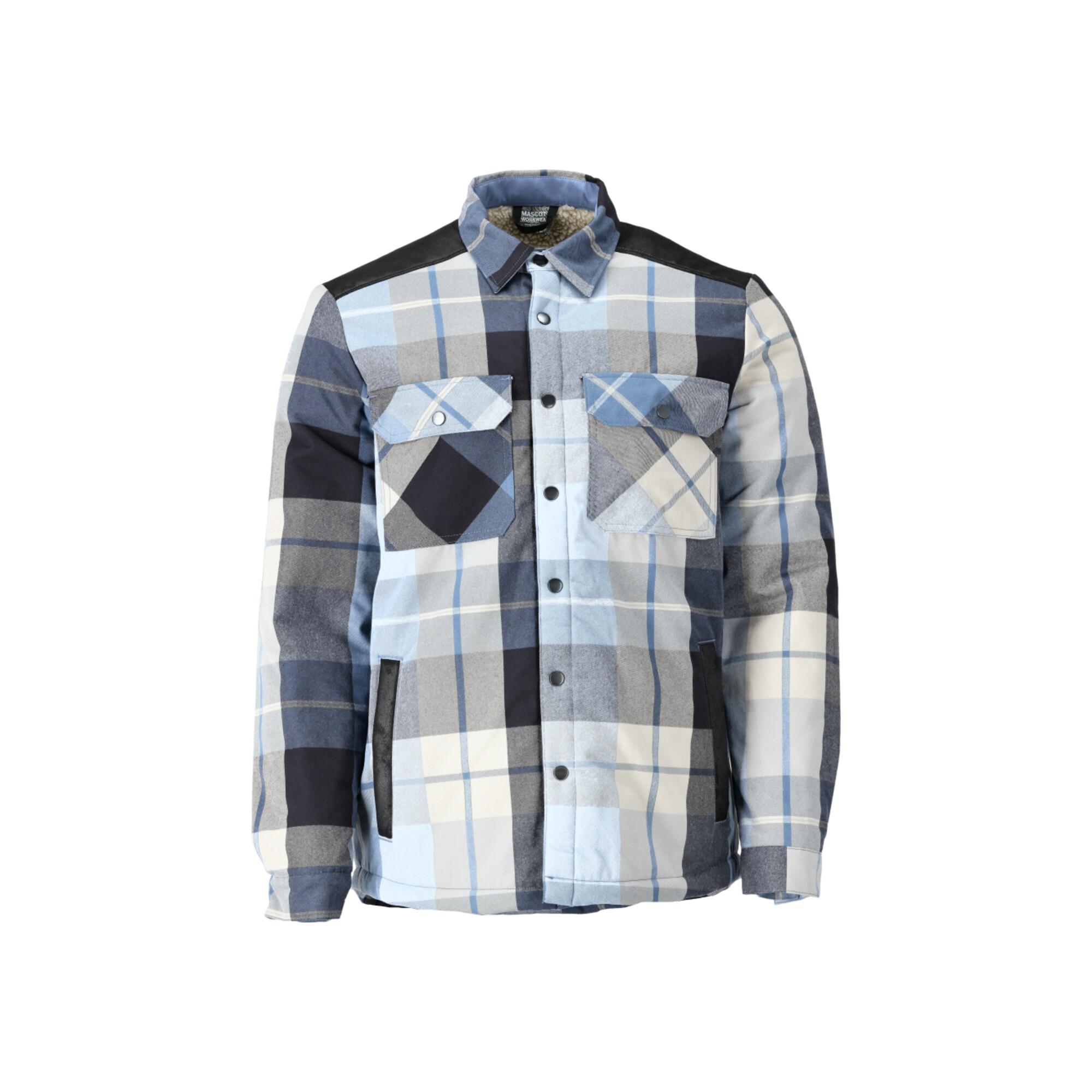 Mascot Hemd Thermohemd 2XL Schwarzblau-kariert Faserpelz Futter (23104-446-199-2XL)