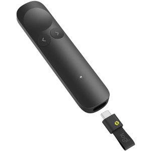 Logitech Presenter Spotlight 2, 910-007672, grafit, mit rotem Laserpointer, USB & Bluetooth, mit Akku, bis 30 m