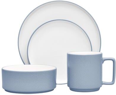 Noritake Colortex Stone 4-Piece Stax Place Setting, Service for 1