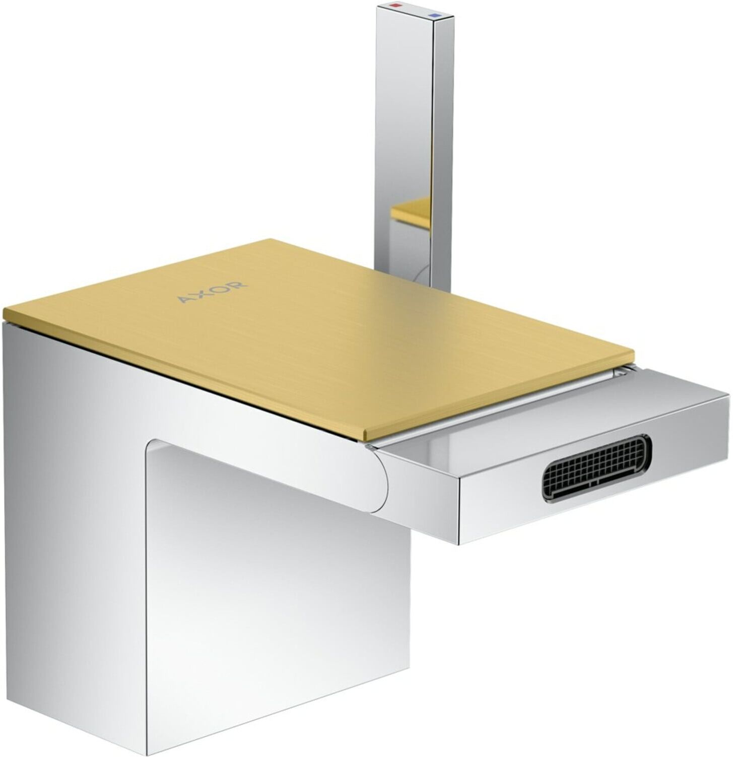Hansgrohe Platte Axor MyEdition 117x82mm, brushed gold optic, Metall (47905250)